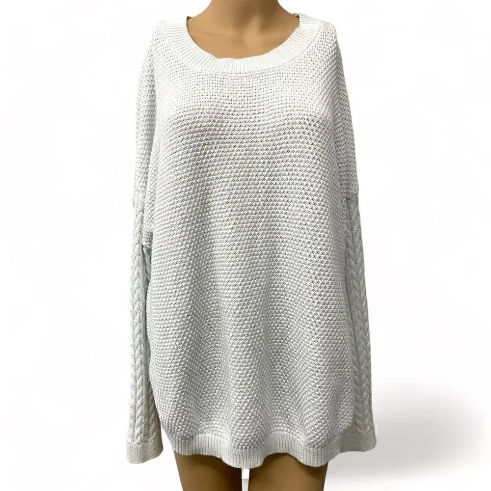 #15 Time and tru over size pullover sweater